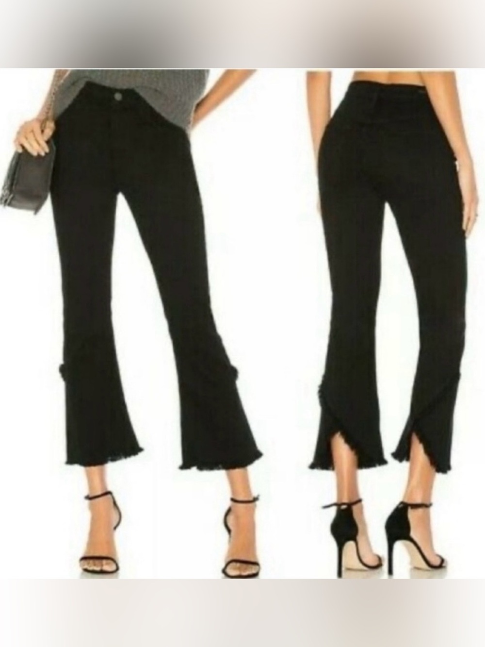 Citizens of Humanity Black Drew Fray Jeans